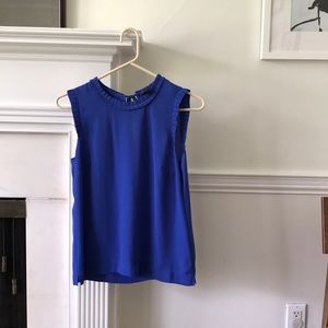 Royal blue sleeveless top
